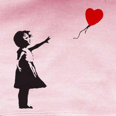 Banksy Kids Girl With Balloon Unisex Hoodie 8Ball